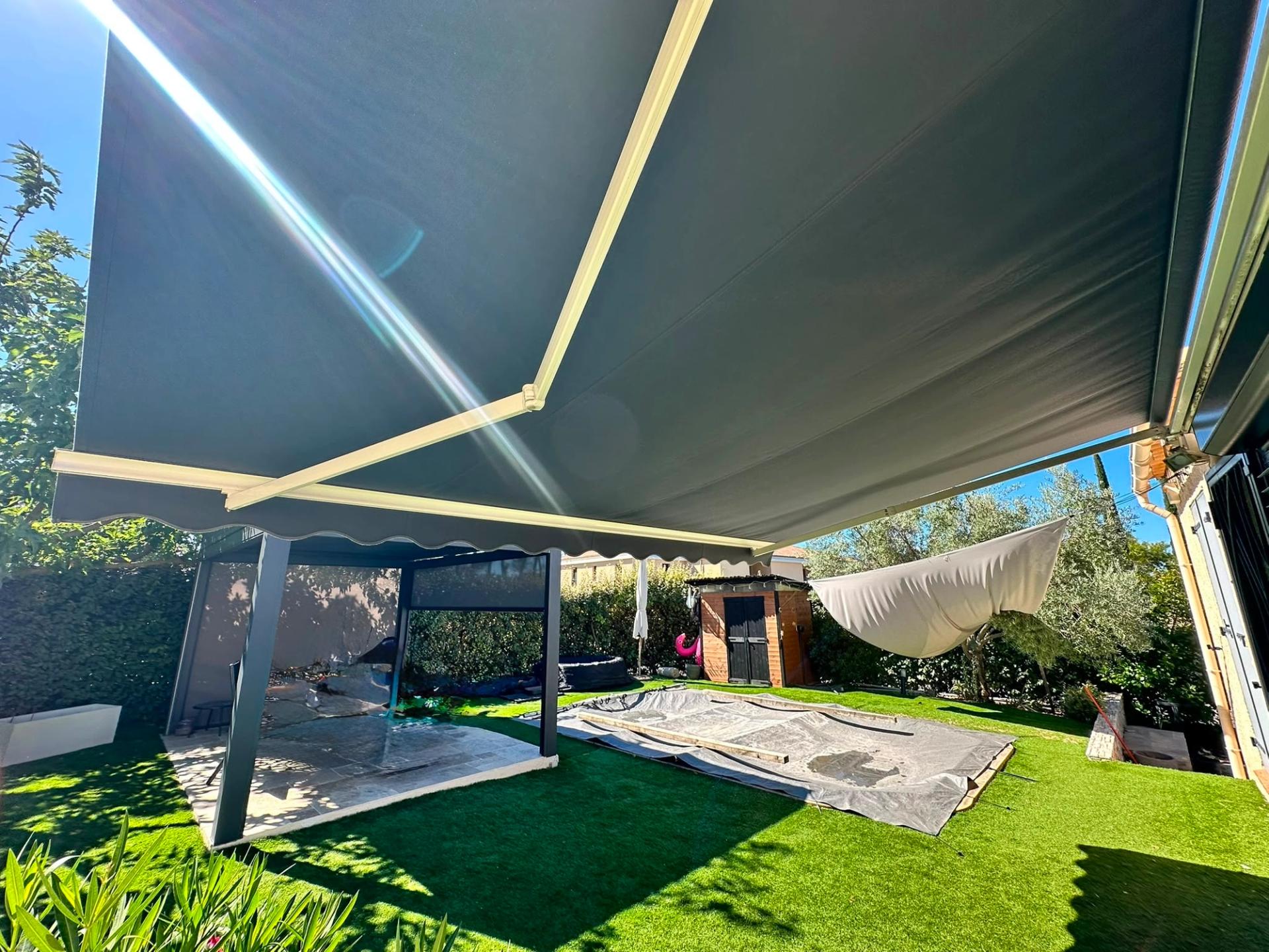 Remplacement toile store banne et installation store ZIP PERGOLA miniature 6