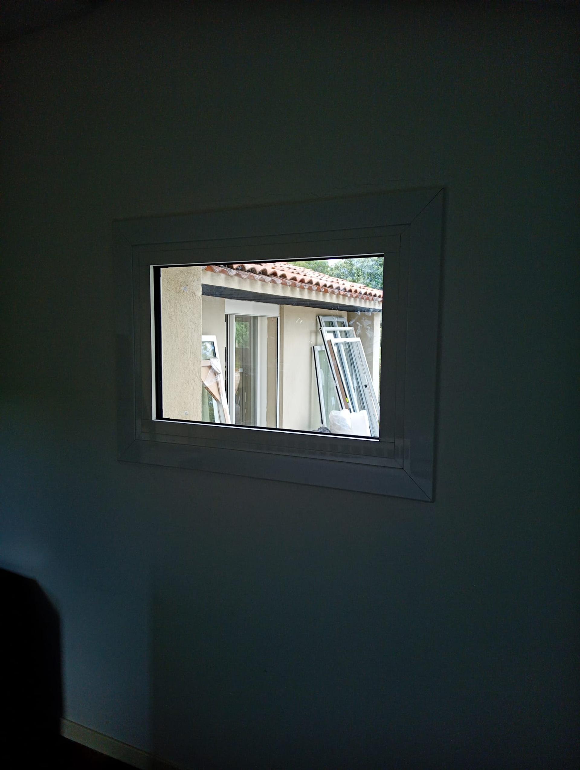 Châssis fixe aluminium avec double vitrage sécurité miniature 5