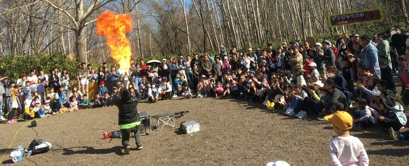 北海道 札幌 パフォーマー派遣 大道芸人TAKA パフォーマンス画像