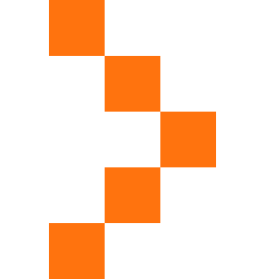 orange arrow pixel
