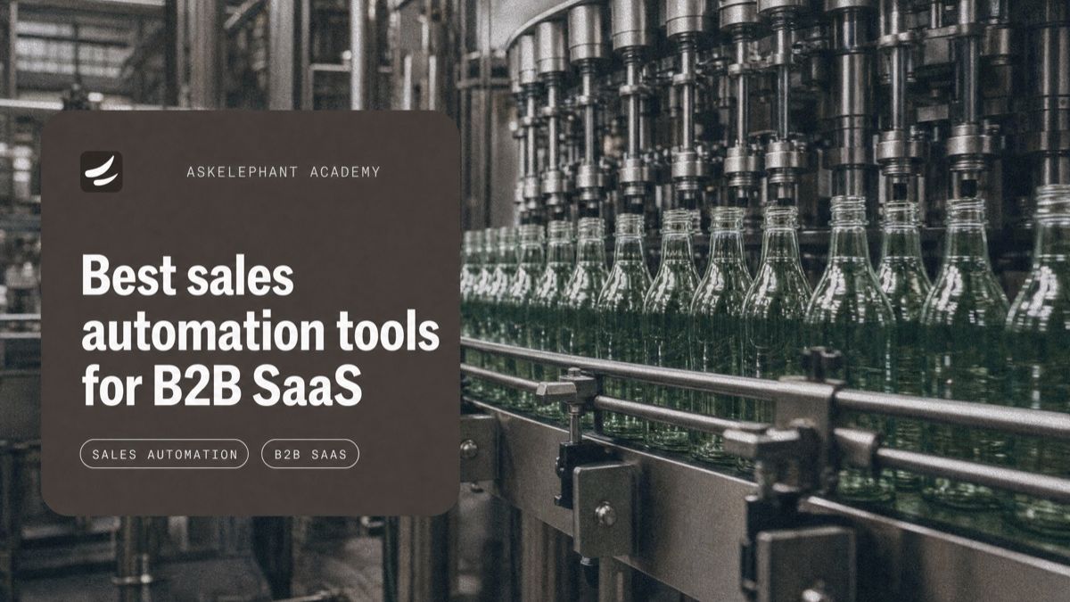 Best sales automation tools for B2B SaaS teams compared for 2026