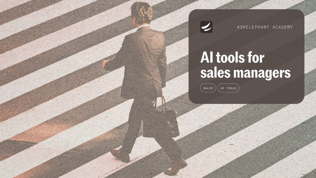 AI tools for sales managers comparing coaching, deal visibility, CRM updates, and follow-up workflows