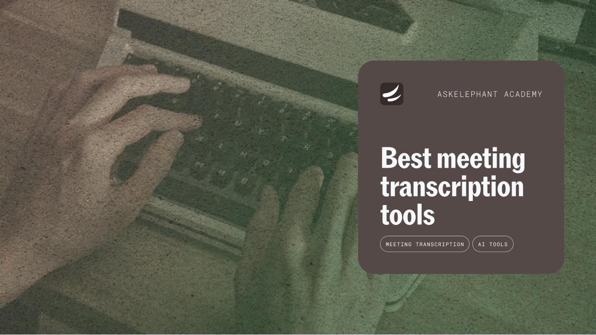 Best meeting transcription tools for sales teams compared for 2026