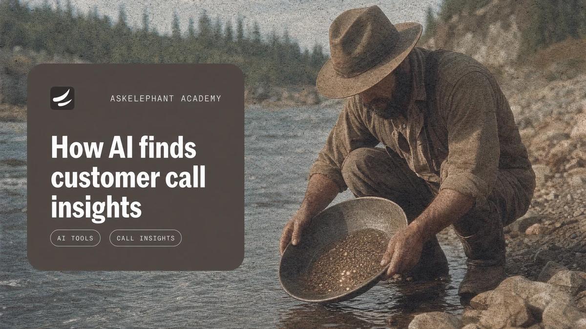 How AI finds useful customer call insights for revenue teams