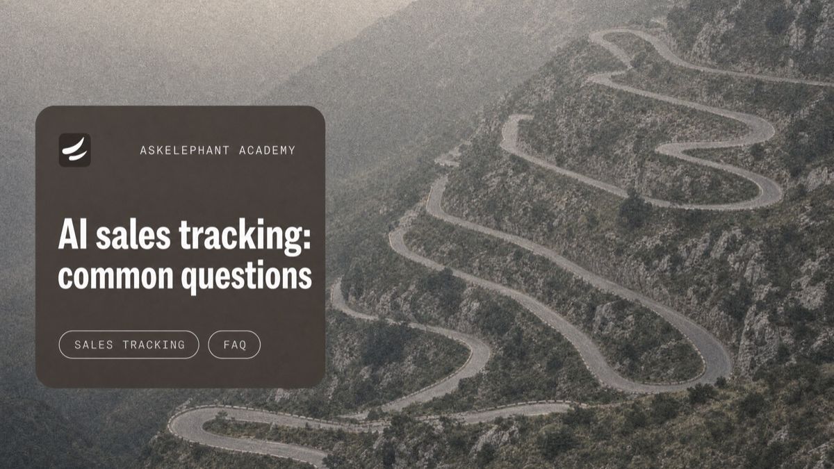 Common questions about AI sales tracking tools, setup, security, and CRM integration for revenue teams