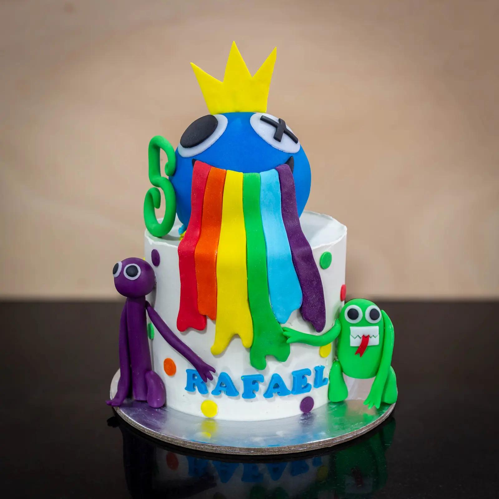Bolo Monstros Coloridos