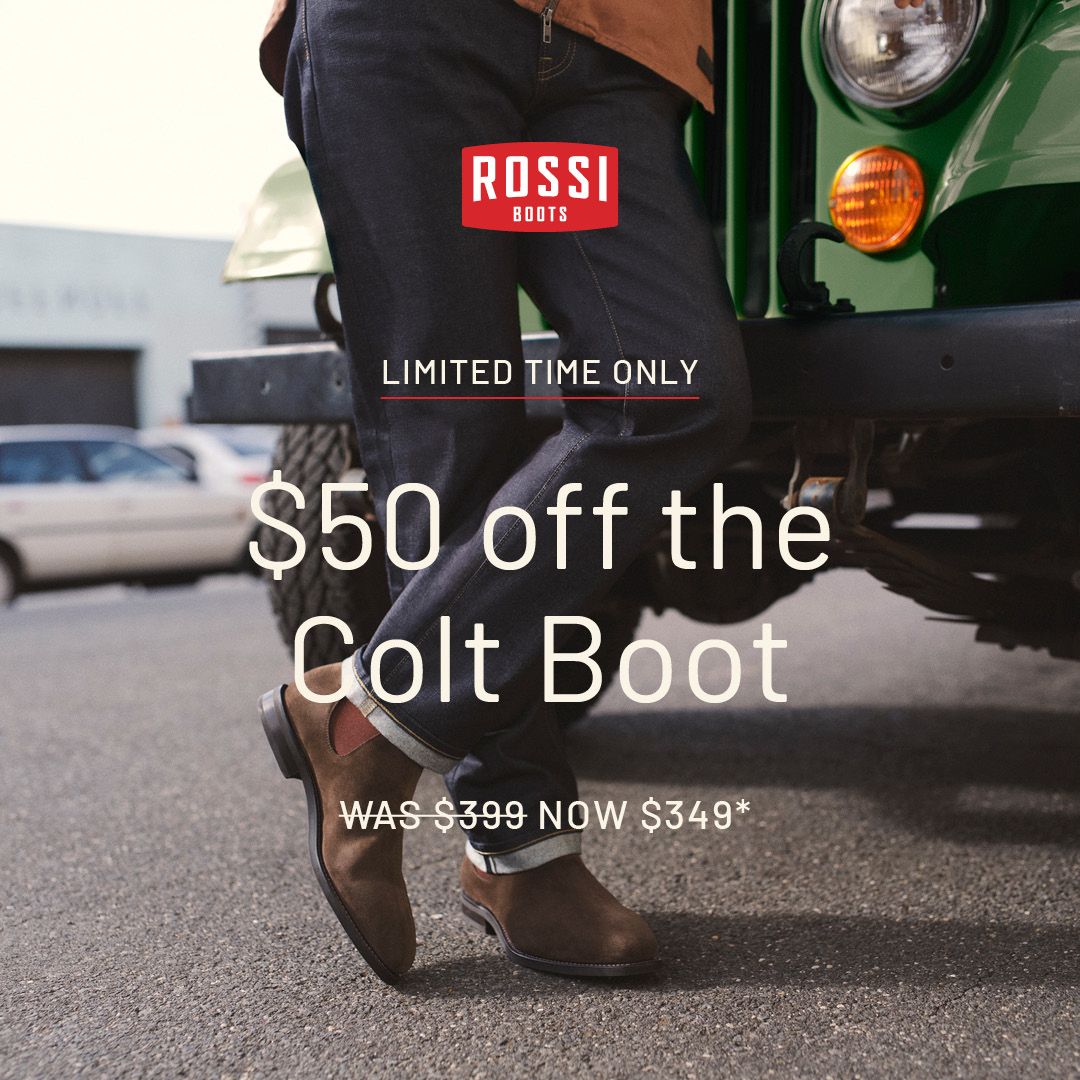 Limited Time Only | $50 off the Colt Boot
Step into event season with our premium ...
Was $399 | Now $349*
Shop via the link in bio. 
#RossiBoots