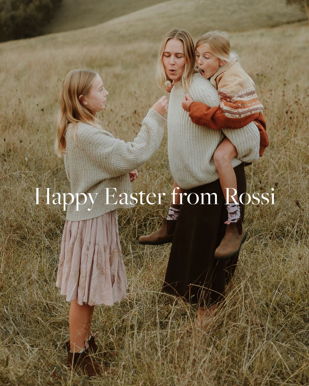 Made for moments like these.

Happy Easter from Rossi.
