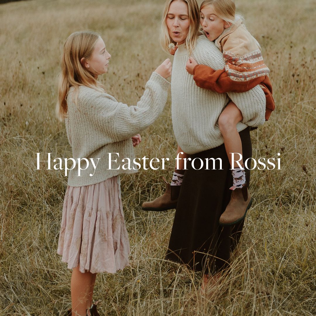 Made for moments like these.
Happy Easter from Rossi.