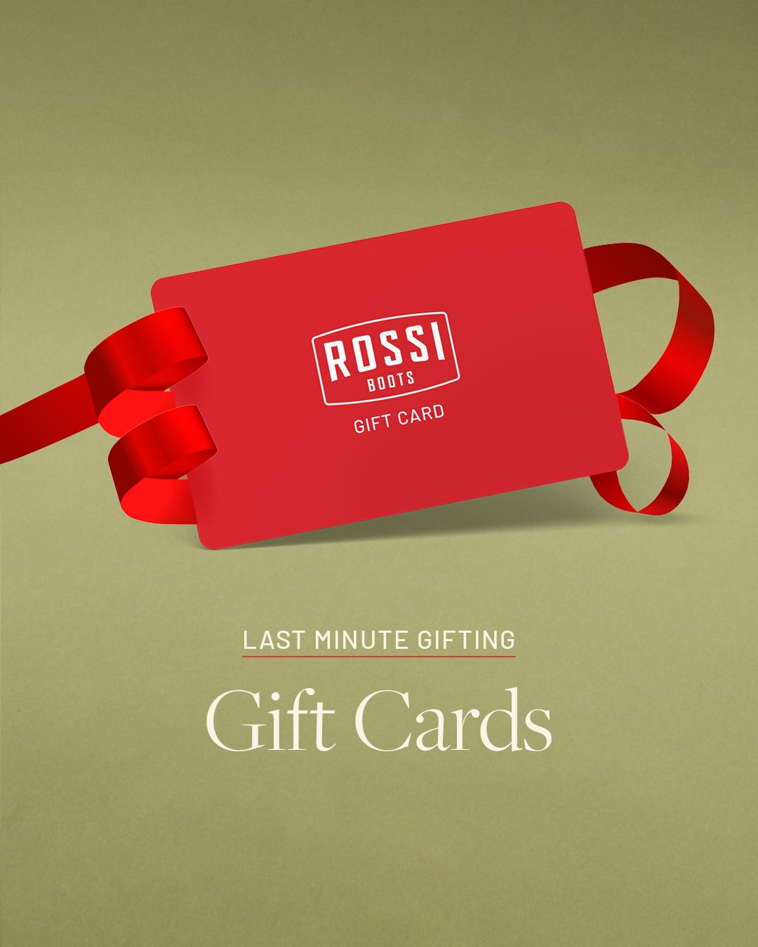 Last Minute Gifting

For the hard-to-buy-for or the one who h...

Shop gift cards via the link in bio. 

#RossiBoots