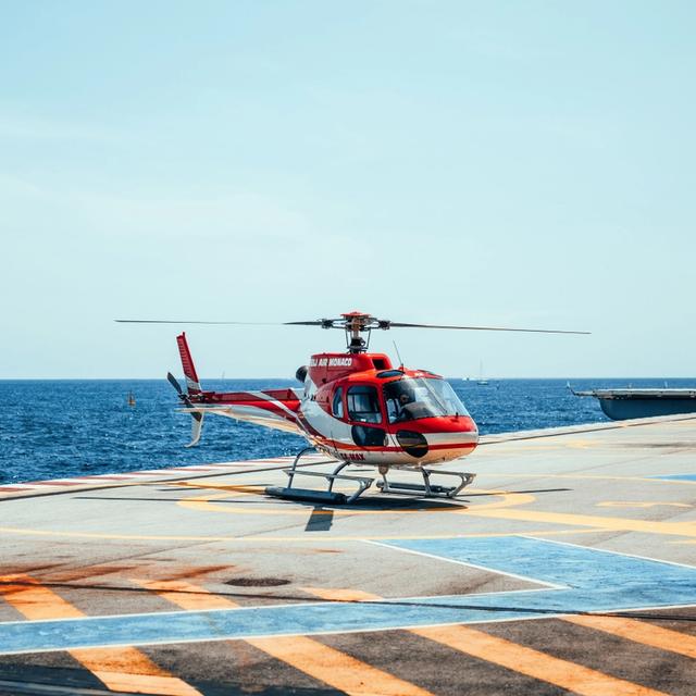 The best way to arrive in Monaco is by air…