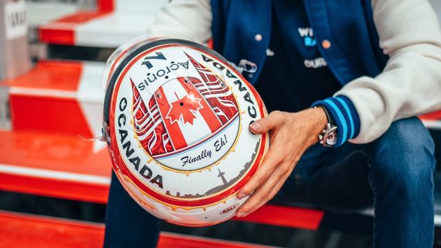Unmistakably Canadian, Nicky’s new lid features Toronto’s famous skyline