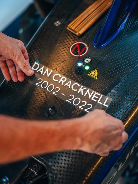 The FW44s had a special tribute to our colleague Dan Cracknell, who we remember dearly.