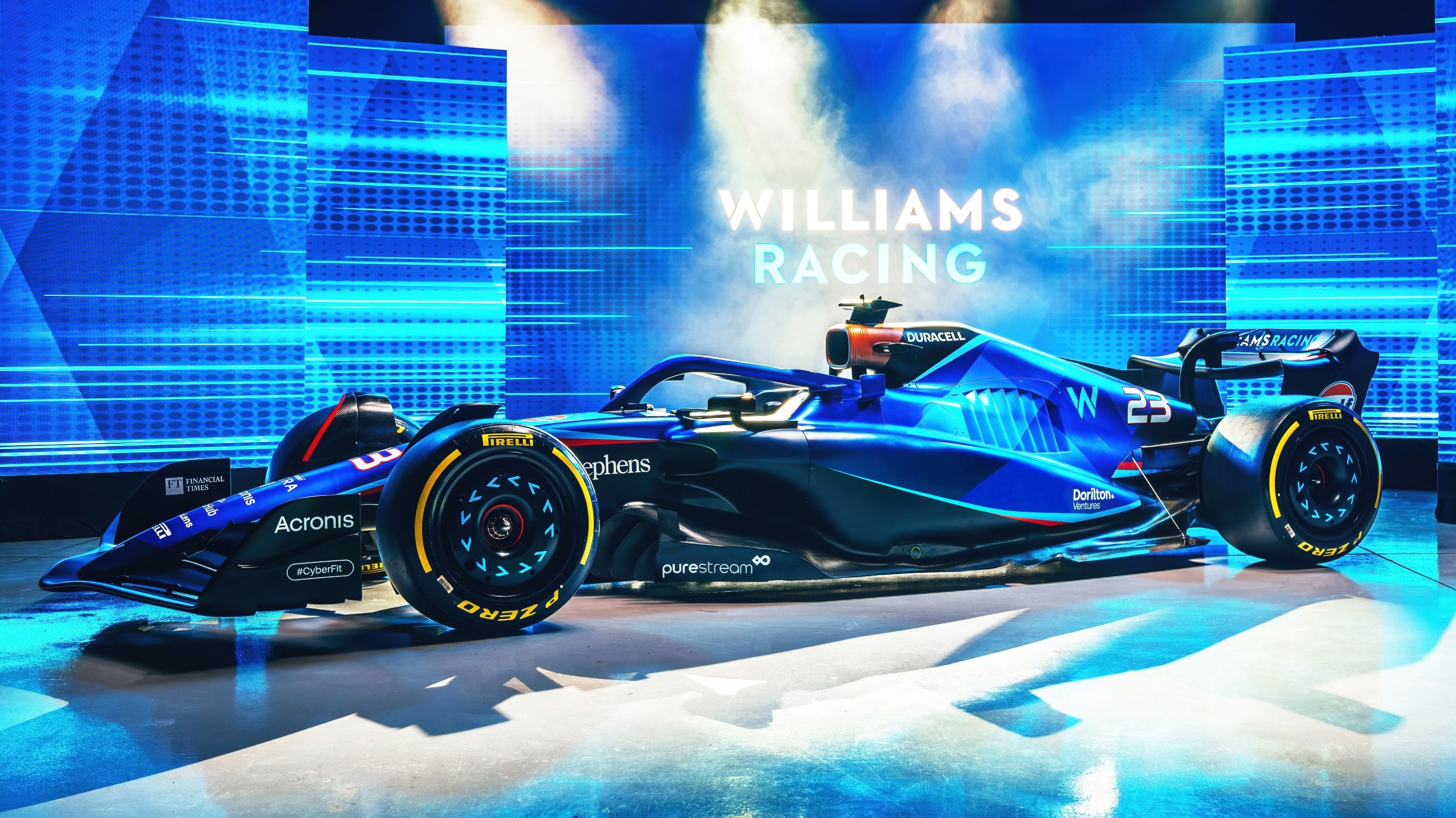 New 2023 livery and Team Partners unveiled | Williams Racing