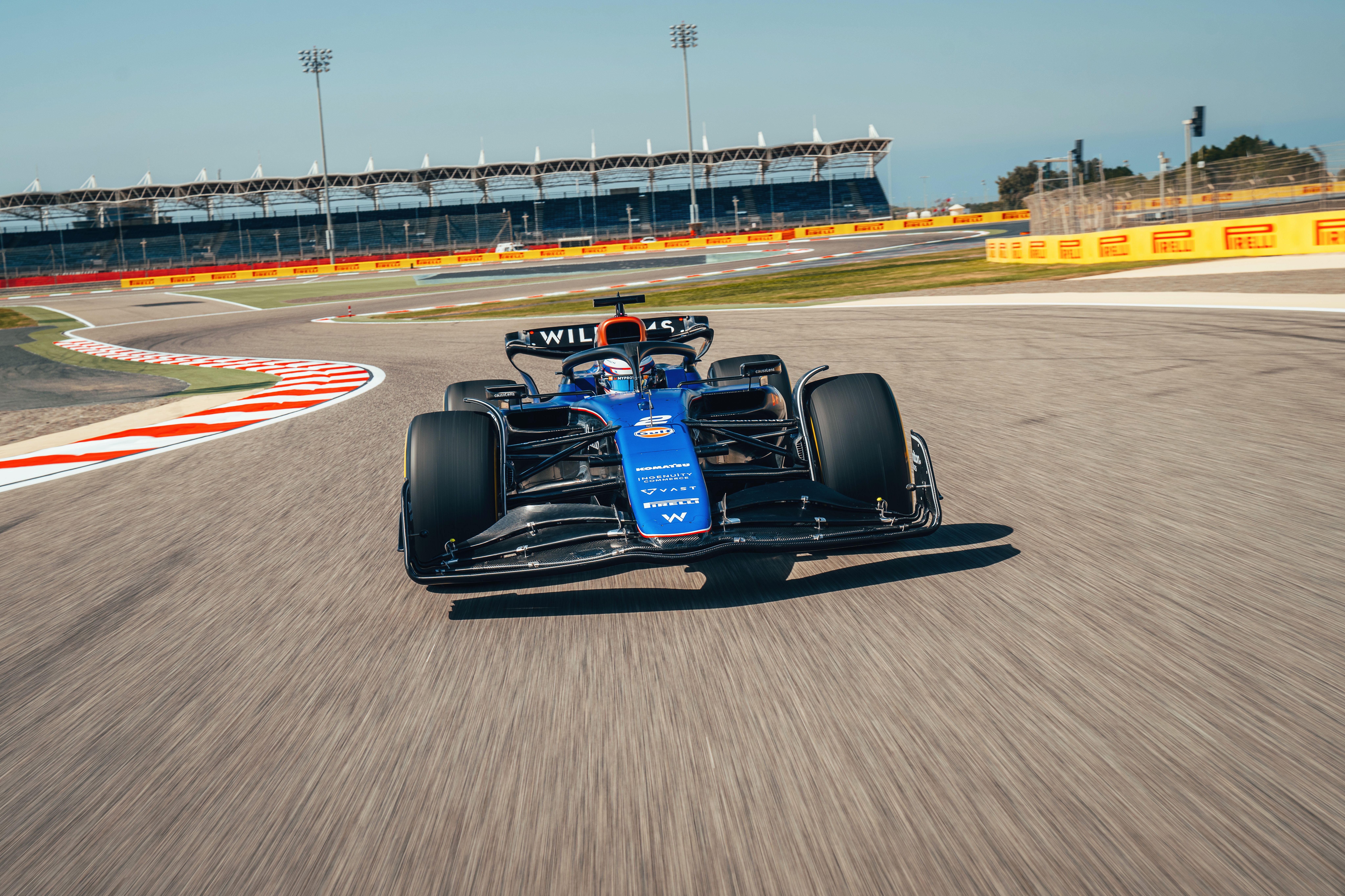 FIRST LOOK: The Williams Racing FW46 on track in Bahrain