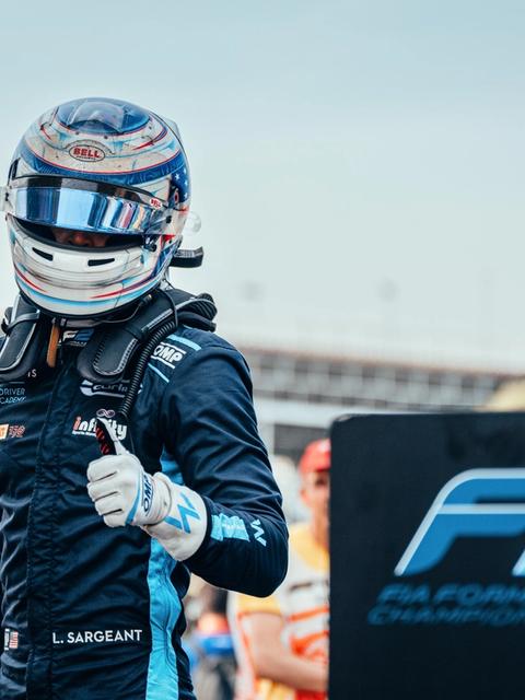 There was reason to celebrate in the F2 Sprint as Logan Sargeant earned his maiden podium