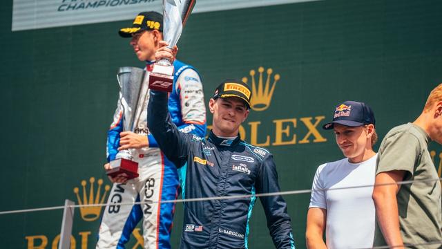 It was P3 in the race, but later upgraded to a second P1 in succession