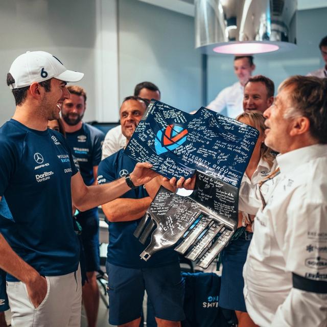 Jost had a special gift for Nicky ahead of his final race, too.