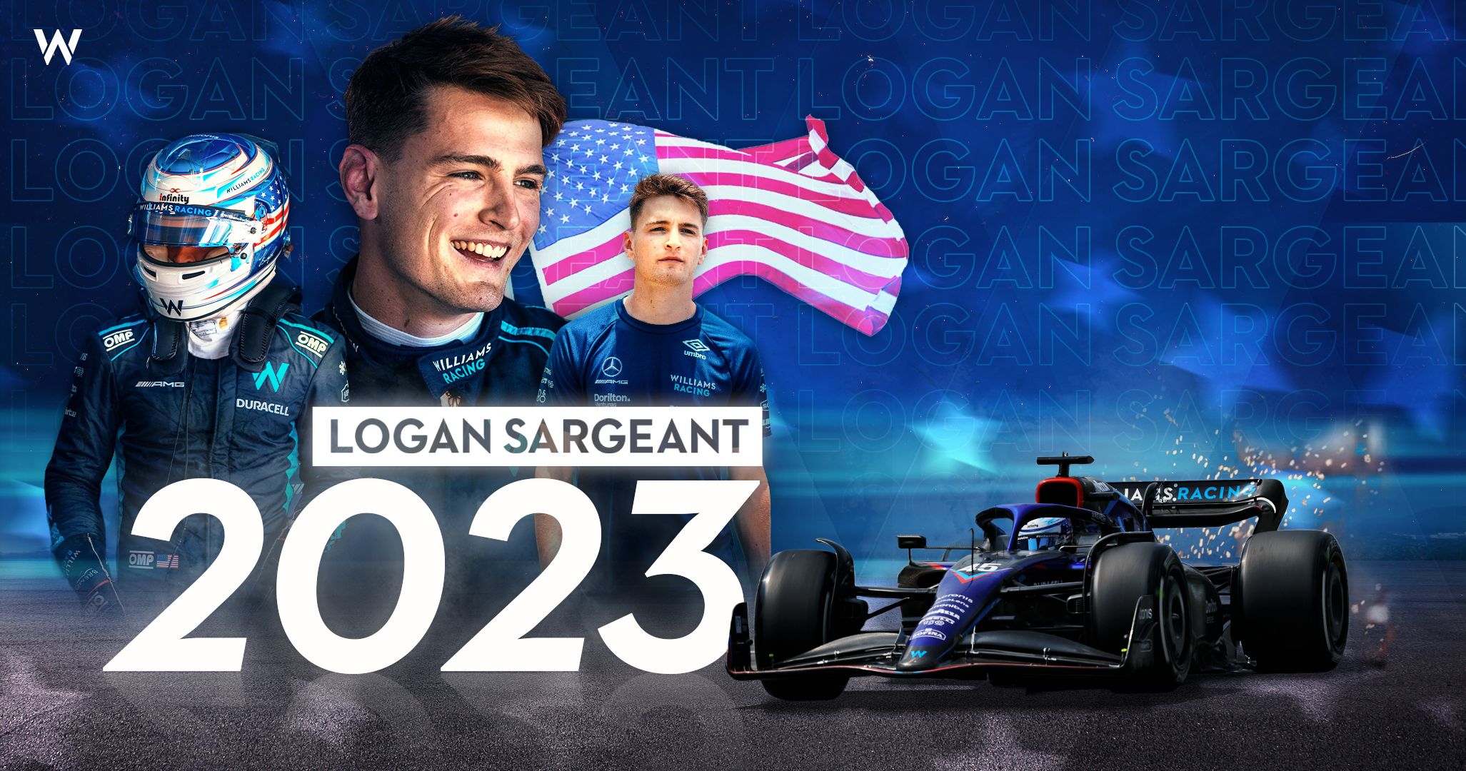 Logan Sargeant to drive for Williams Racing in 2023 Williams Racing