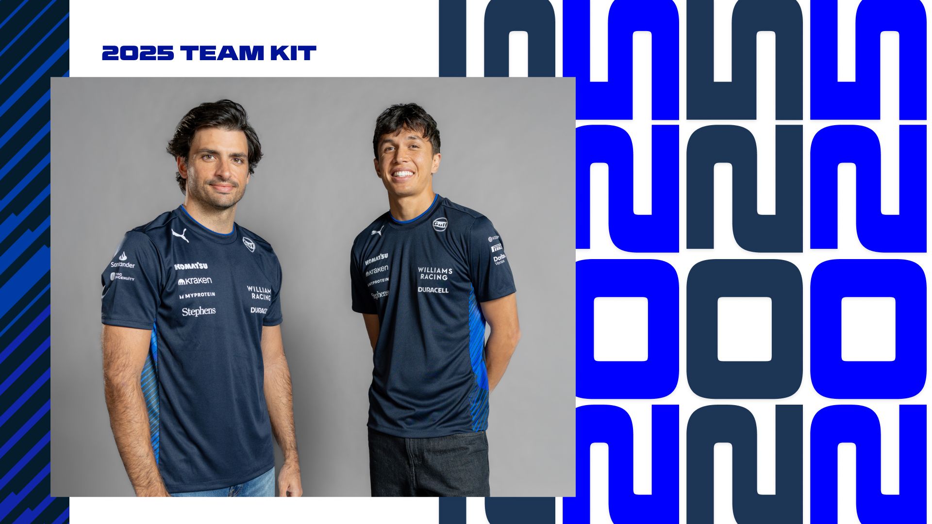 Our 2025 Puma Team Kit is Now On Sale | Atlassian Williams F1 Team