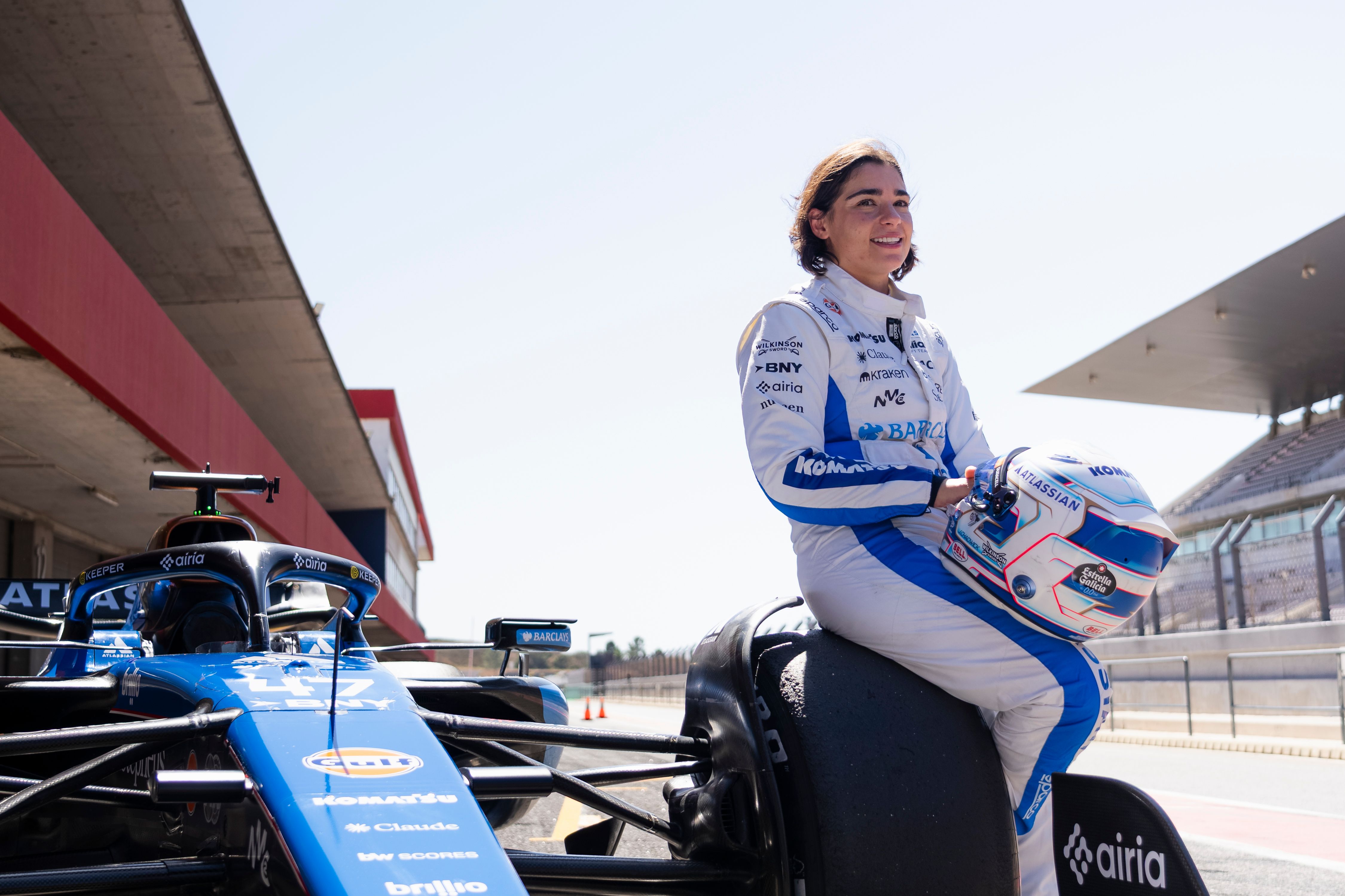 Jamie Chadwick completes F1 TPC test with Williams at Portimão