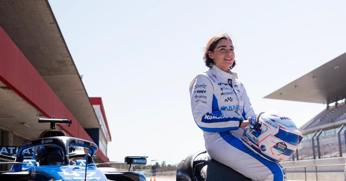 Jamie Chadwick completes F1 TPC test with Williams at Portimão