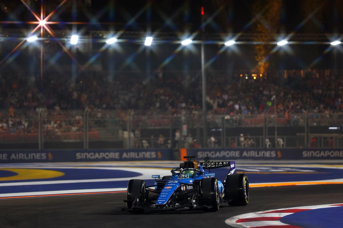 Albon P19, Sainz P22 After Singapore Sprint Qualifying