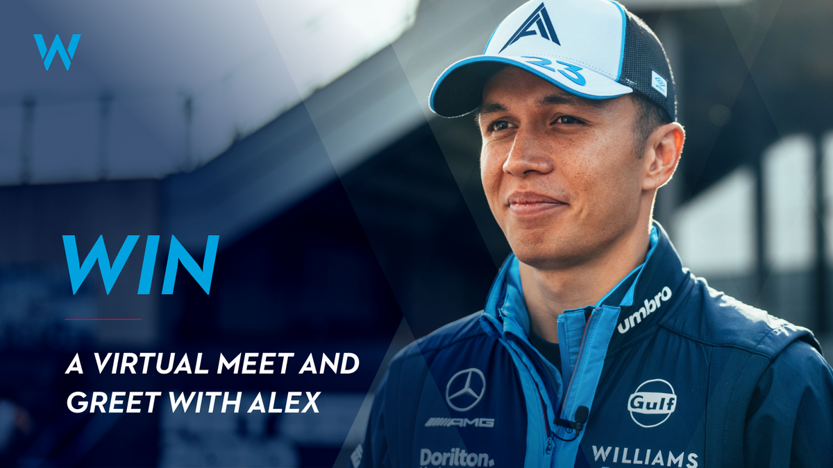 Williams Racing Alex COMPETITION: Win a virtual meet and greet with Alex | Atlassian ...