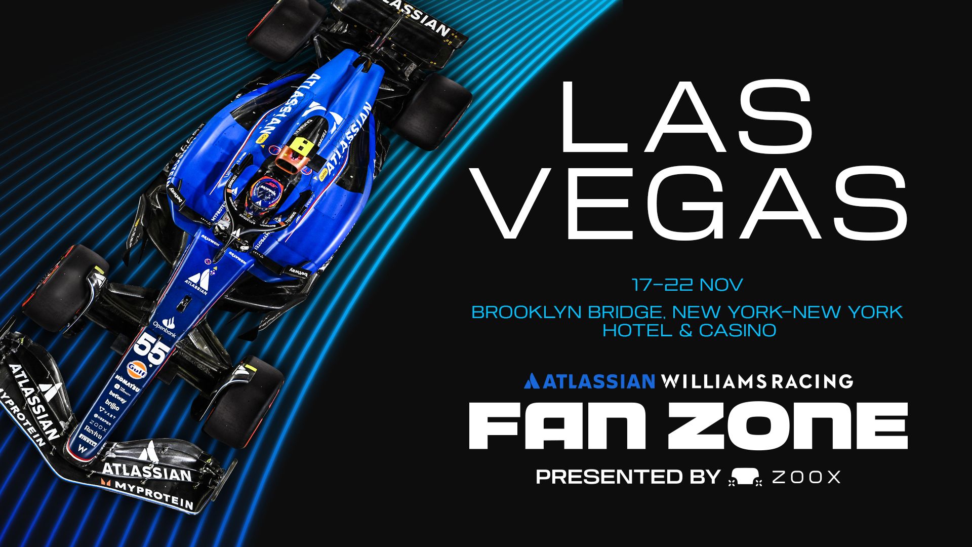 Our Fan Zone is heading back to Las Vegas, presented by Zoox