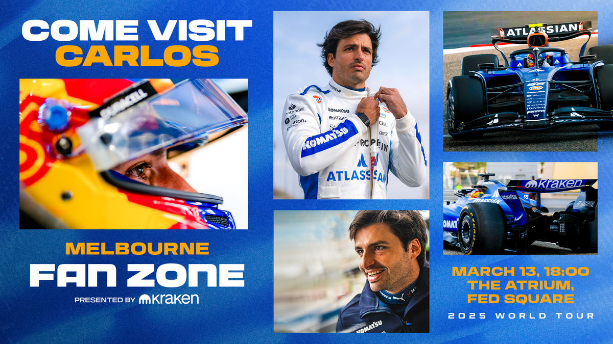 Confirmed Atlassian Williams Racing Melbourne Fan Zone 2025 Q&A timings ...