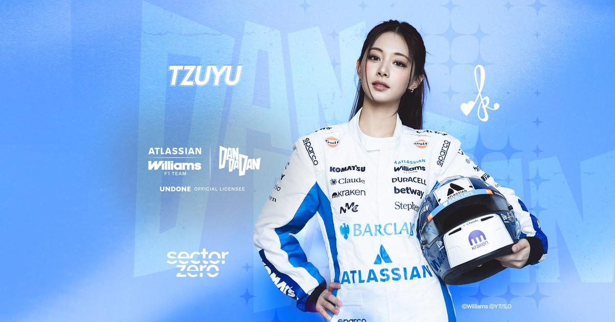 TZUYU to record theme song for Williams F1 and DAN DA DAN deal