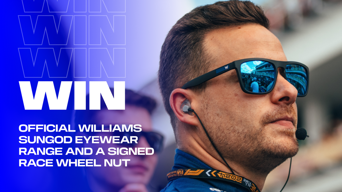 COMPETITION: Win Official Williams SunGod Eyewear and a signed race ...