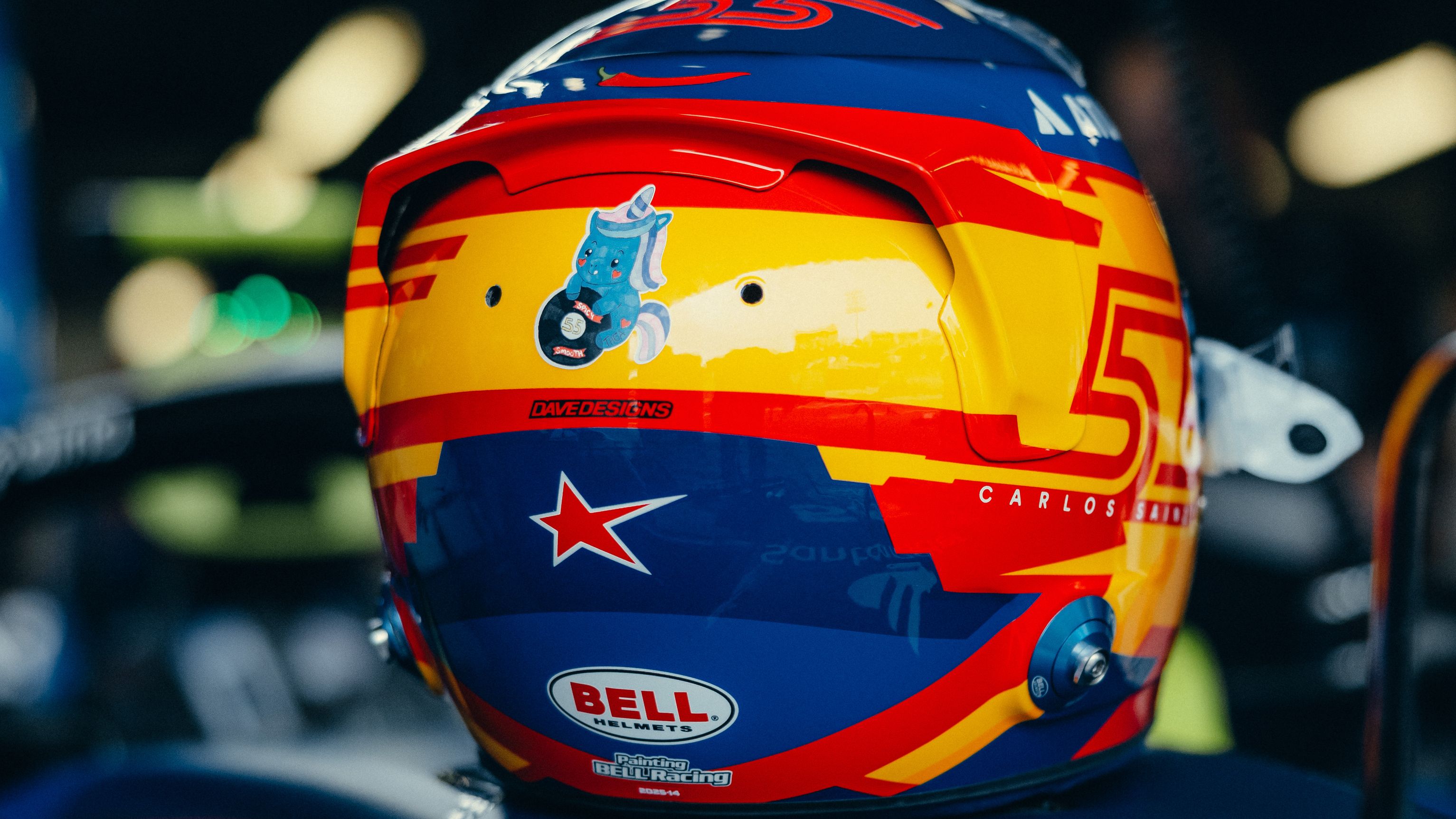 Why Carlos Sainz Has a Unicorn on His Helmet in Baku | Atlassian