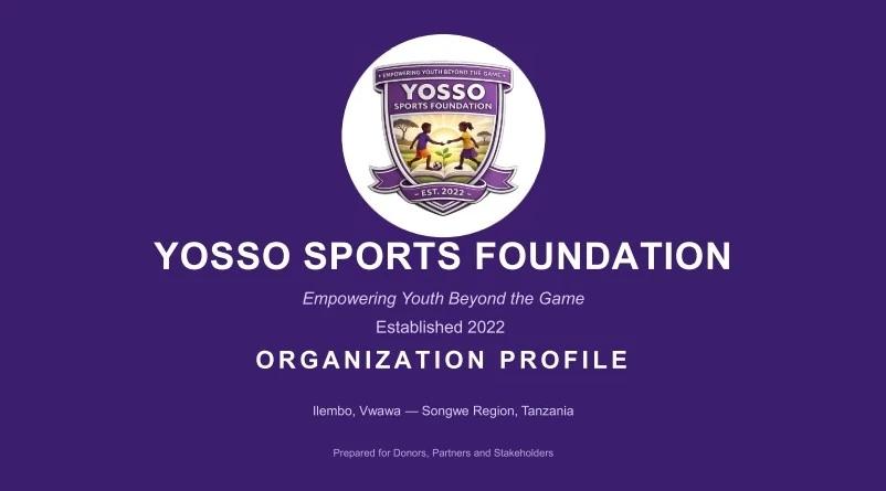 Yosso Sports Foundation-Organisation Profile