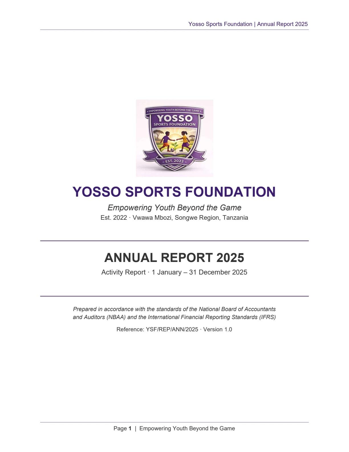 Annual Activity Report 2025