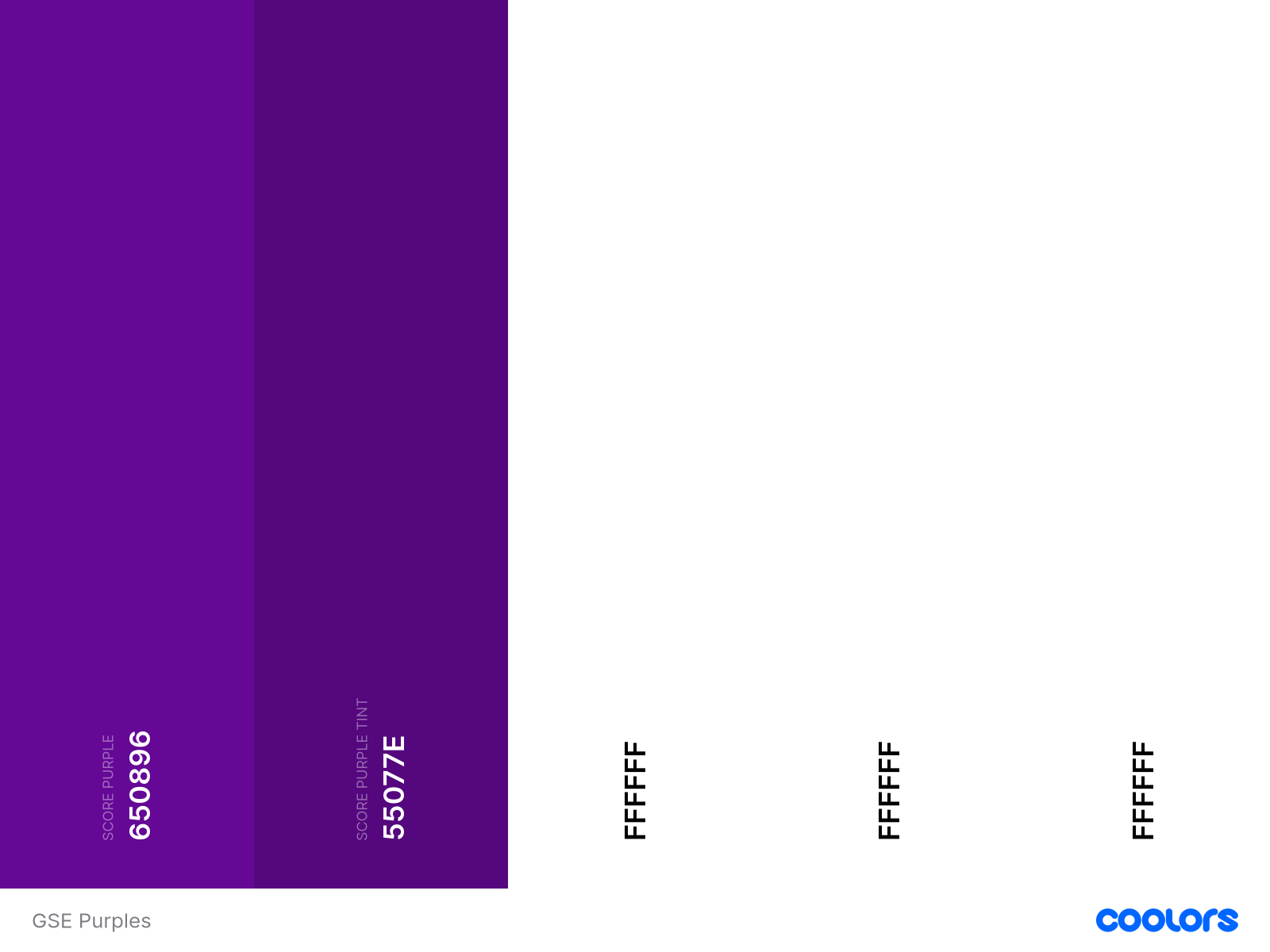 GSE Colours - Purples