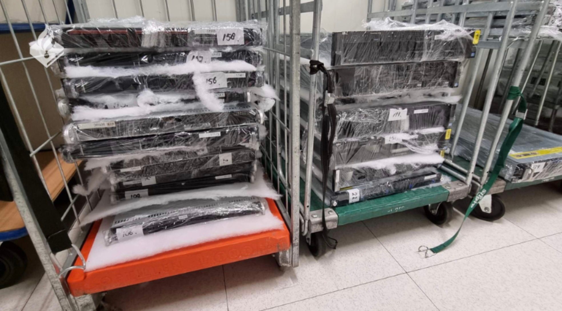 One of several photos released by Amsterdam’s Cybercrime Team of seized equipment used by Zservers.