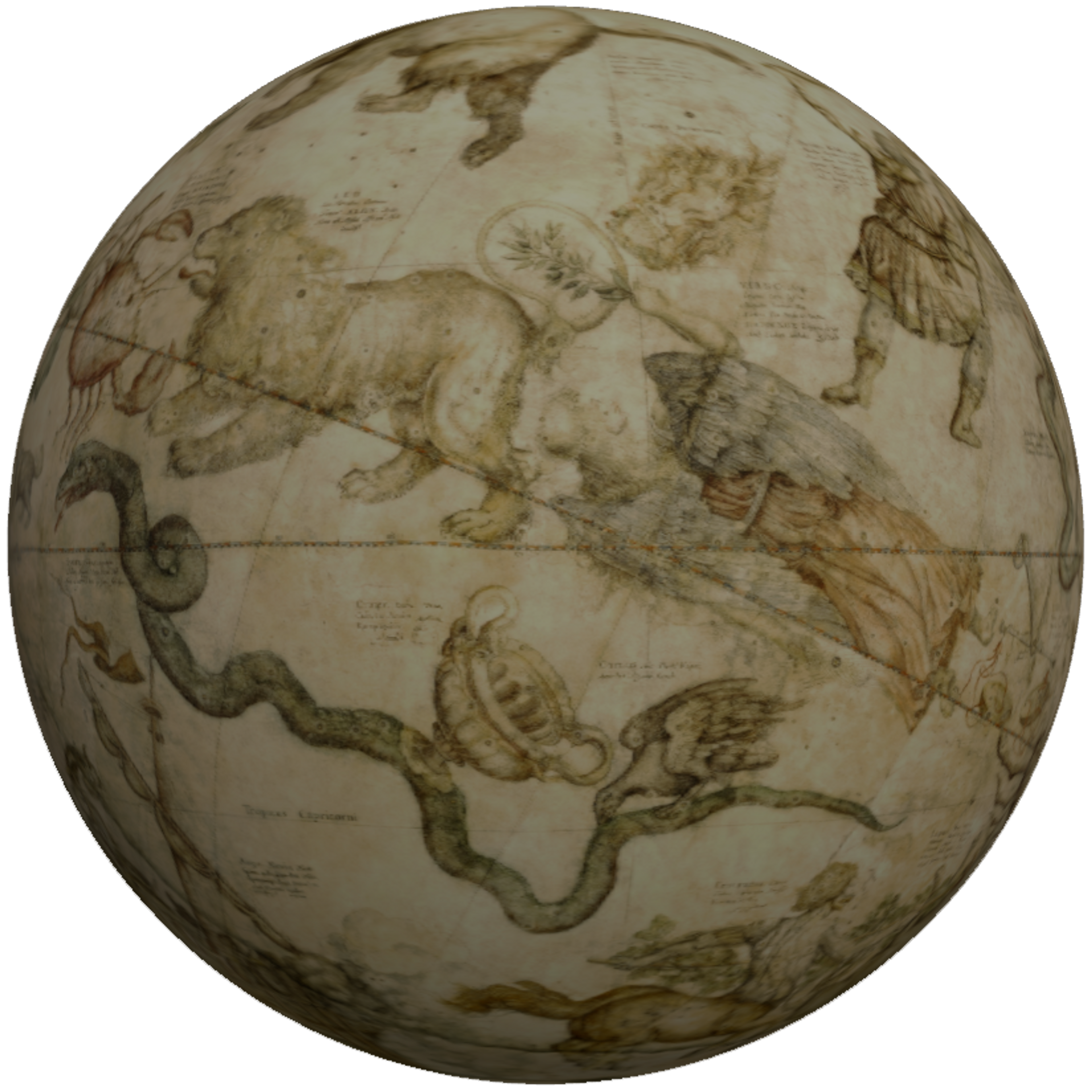Blaue Celestial Globe