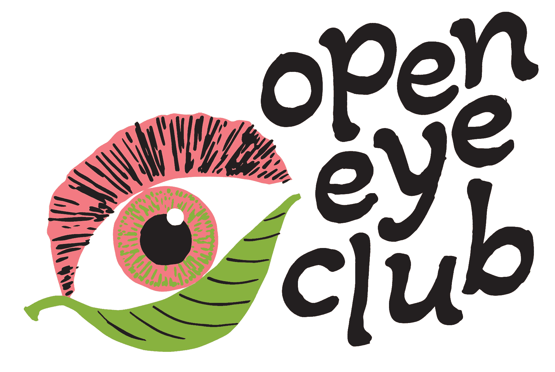 animated leaf opening into an eye