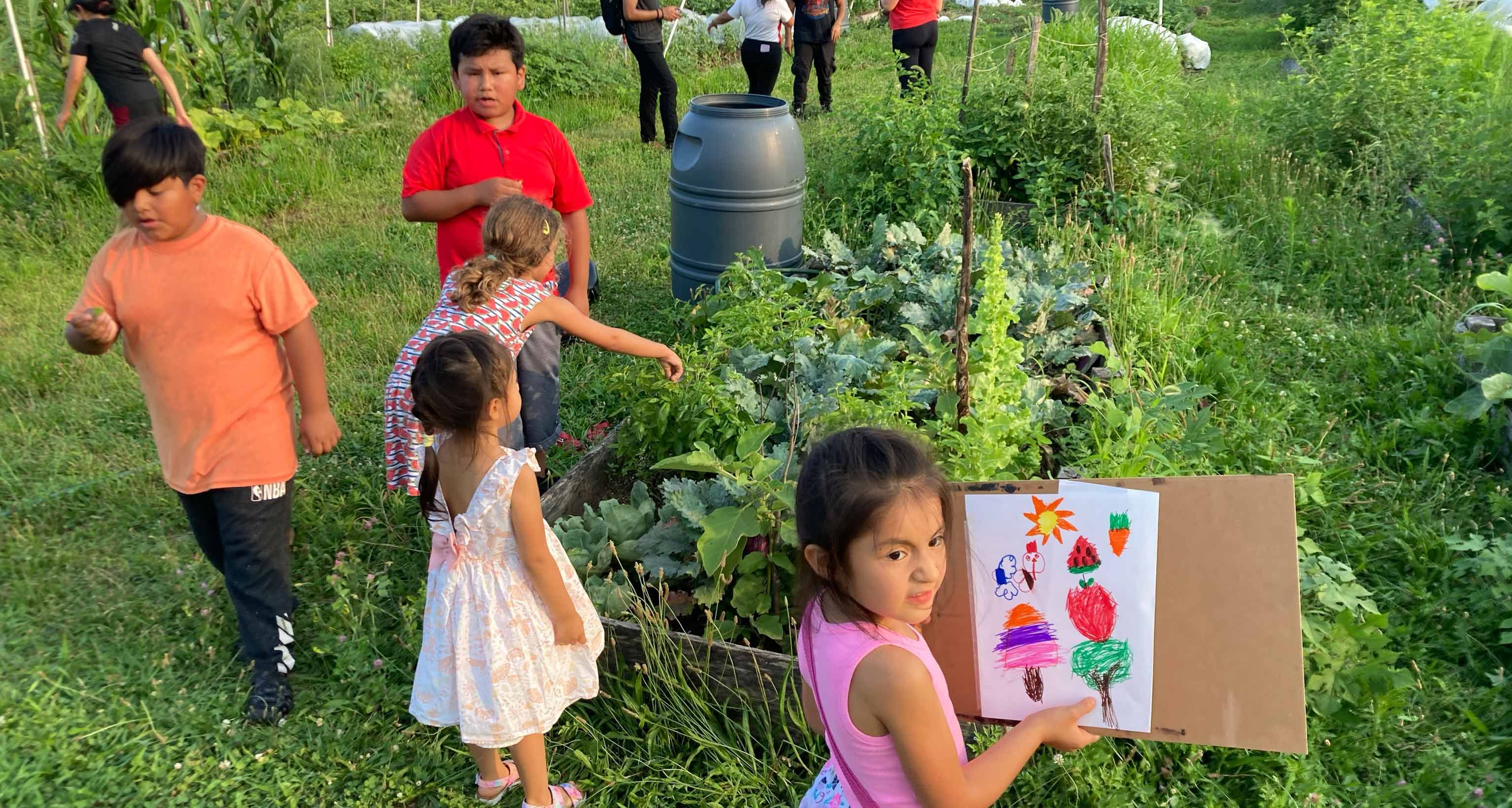 Kiddos at the garden club