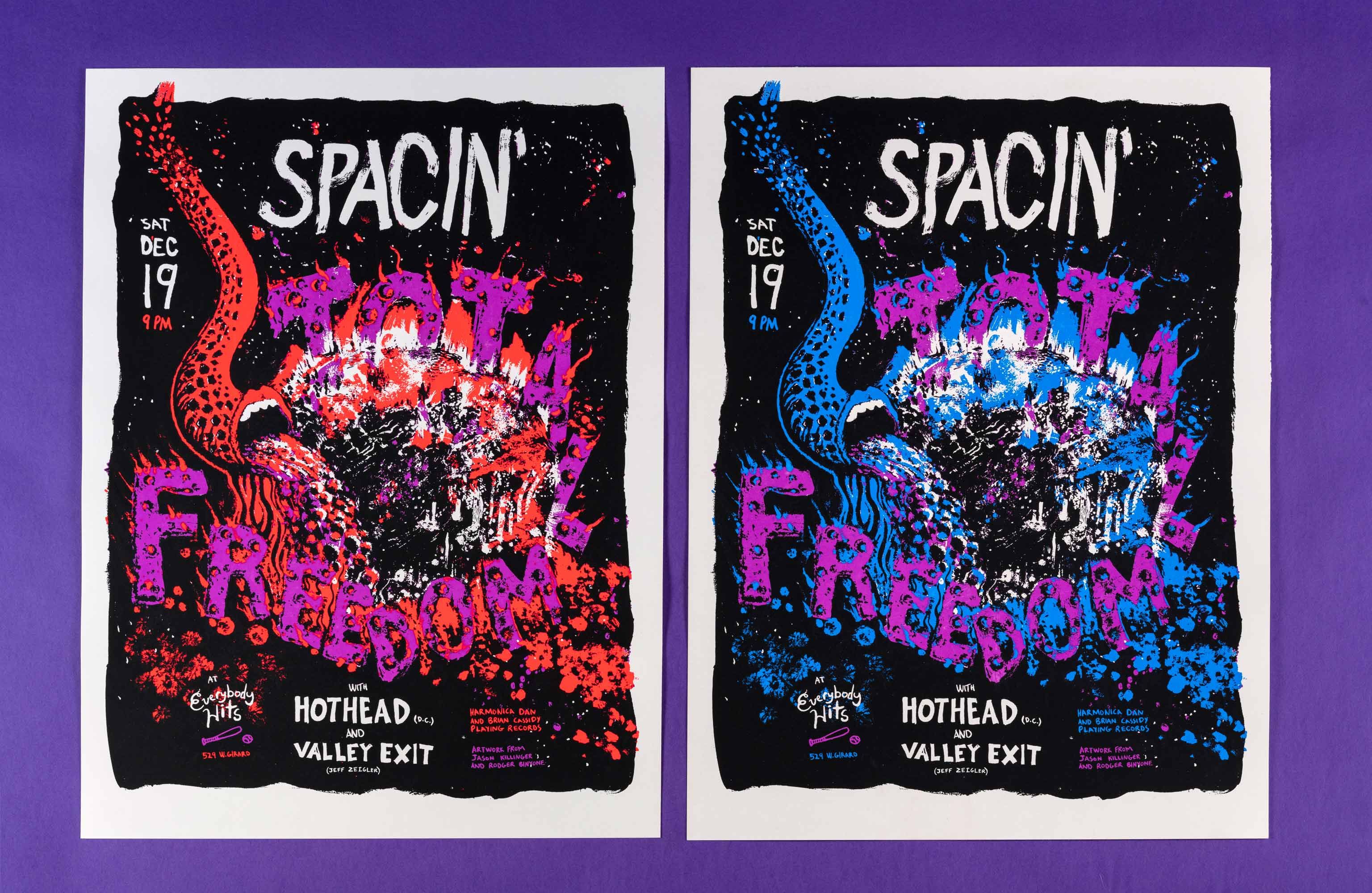 Spacin' Poster