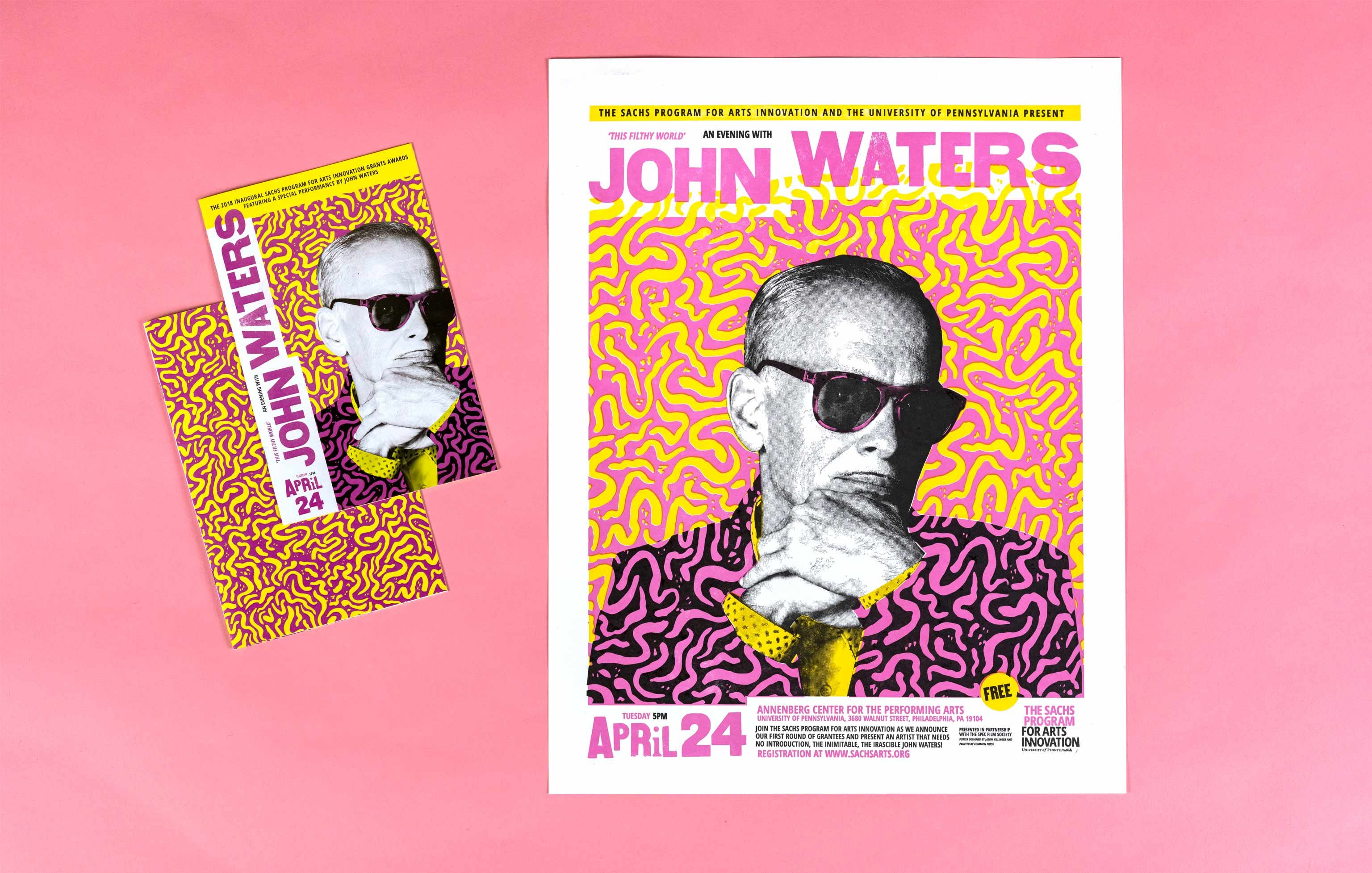 John Waters Event Materials