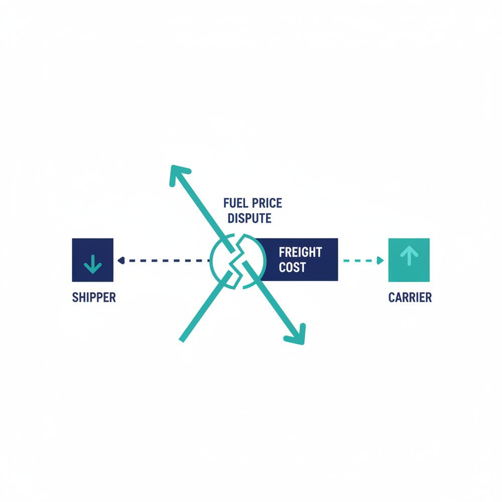 Pull-quote callout: 4.7% of invoices carried fuel surcharge errors averaging $14 per load