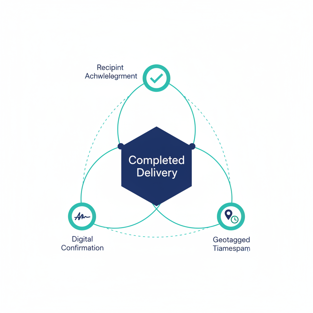 Key insight callout: Electronic POD with metadata wins over paper in arbitration because it cannot be backdated