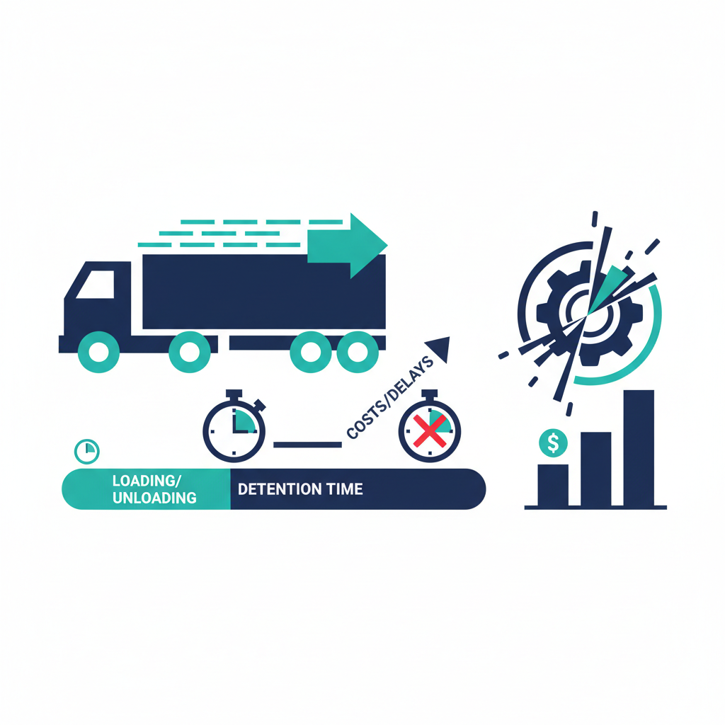 Pull quote: 12 percent of loads generating detention invoices can cost a broker over $51,000 per year