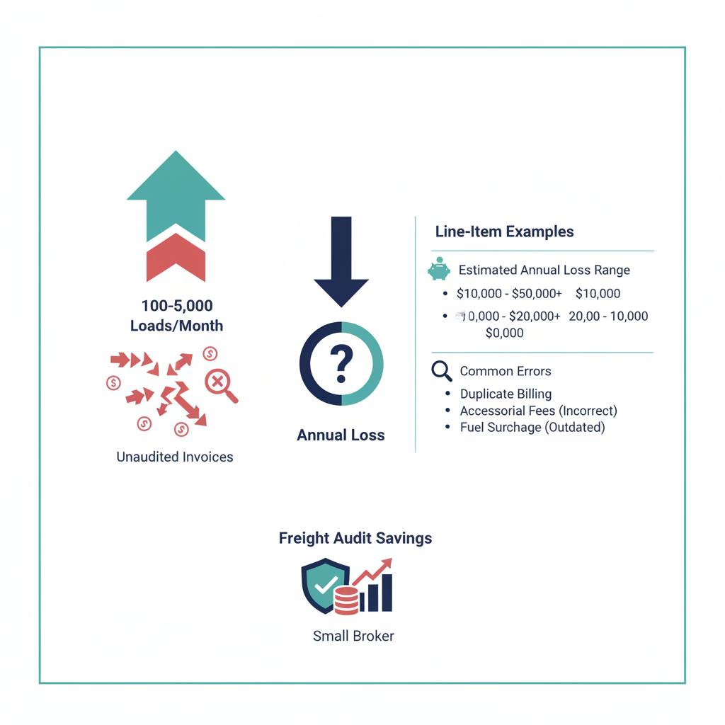 Freight Audit Savings for Small Brokers: The Real Cost