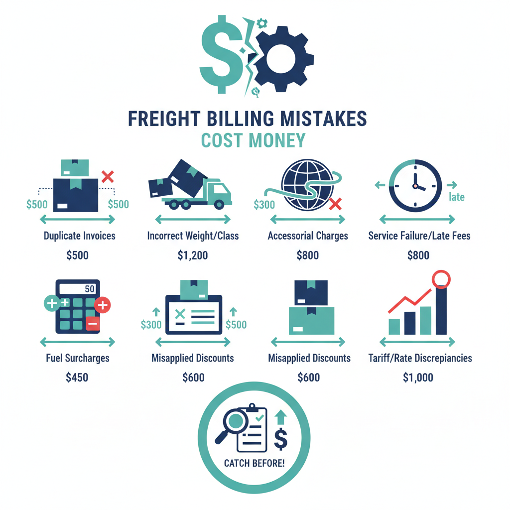 Freight Billing Mistakes Cost Money: 7 Errors Draining Margins