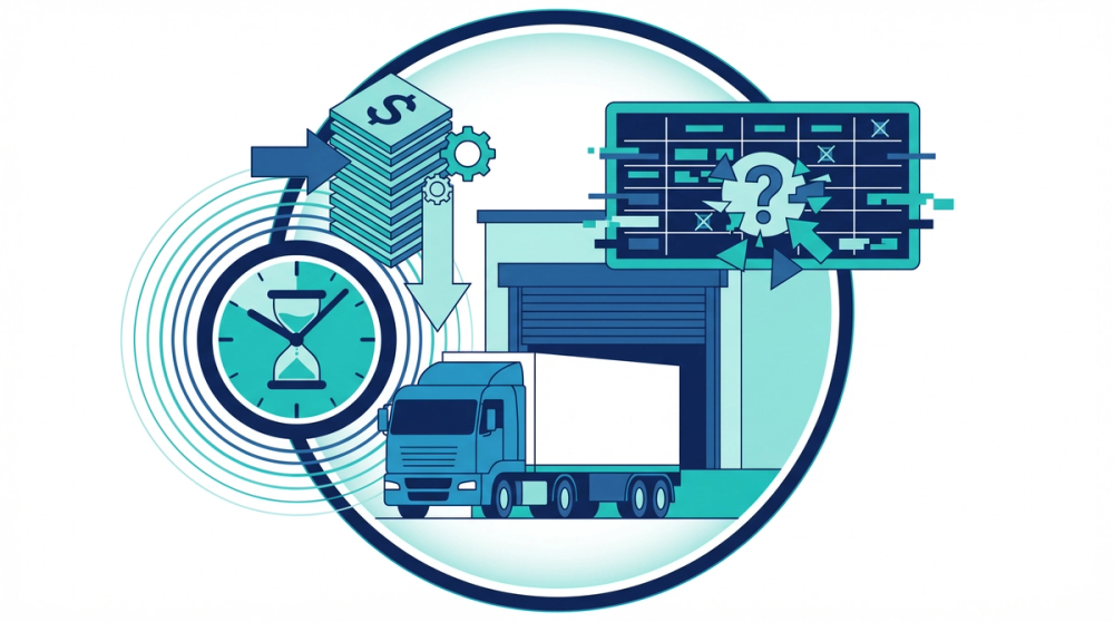 Pull quote highlighting that 80% of carrier invoices contain some kind of discrepancy