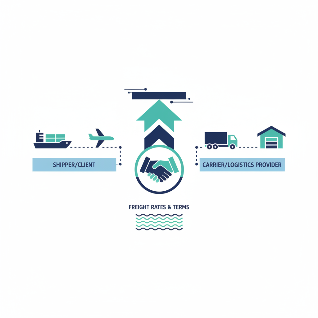 Side-by-side comparison diagram of weak versus strong rate confirmation showing missing fields and defined caps