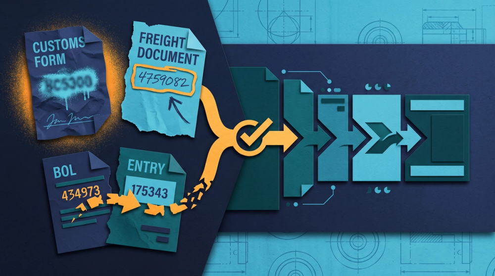 Callout graphic reading: the fields that break extraction are the fields that carry the money